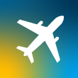By plane